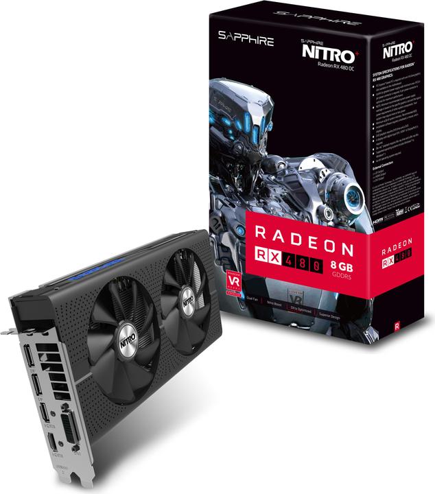 Produktbild Sapphire Radeon RX 480 Nitro+ OC (8 GB)