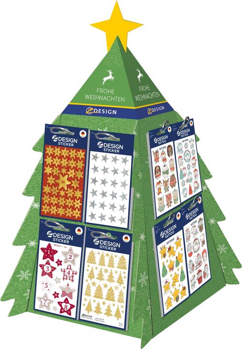 Produktbild Avery Drehsäule, Aufkleber Weihnachtssortiment