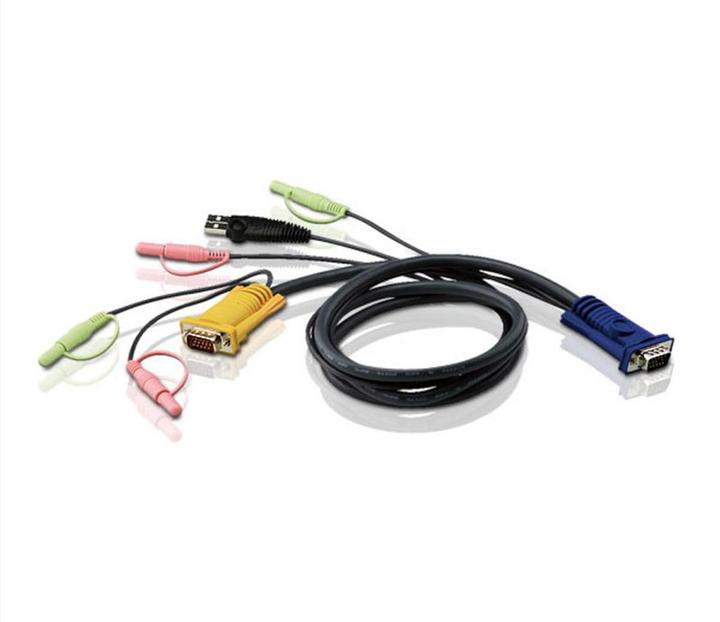 Actual product image Aten 2L-5303U USB cable set with audio to KVM switch, 3m