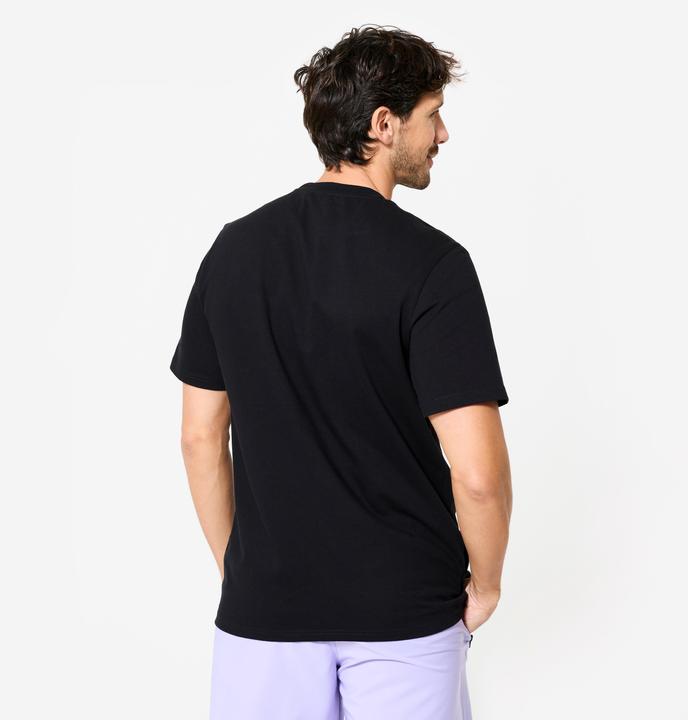 Produktbild Domyos T-Shirt Herren Baumwolle Regular - schwarz (4XL)