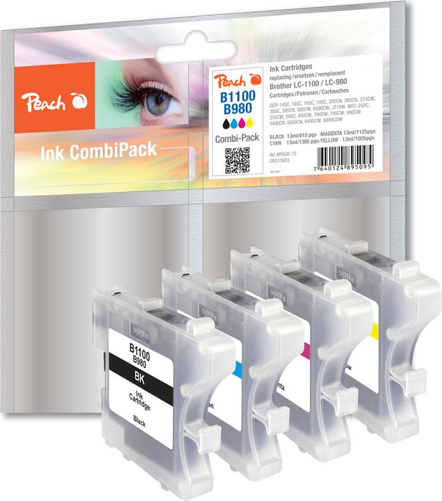Produktbild Peach Lc-1100, Lc-980 (M, C, Y, BK)