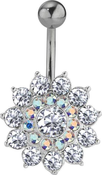 Image du produit Bijouteria Piercing nombril (Acier inoxydable, Argent 925, Cristallin)