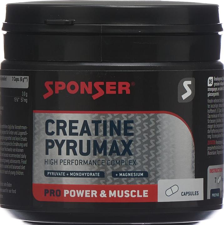 Produktbild Sponser Creatine Pyrumax (280 Stück, Kapseln, 240 g)