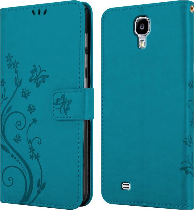 Actual product image Cadorabo Flower Book Case for Samsung Galaxy S4 (Samsung Galaxy S4)