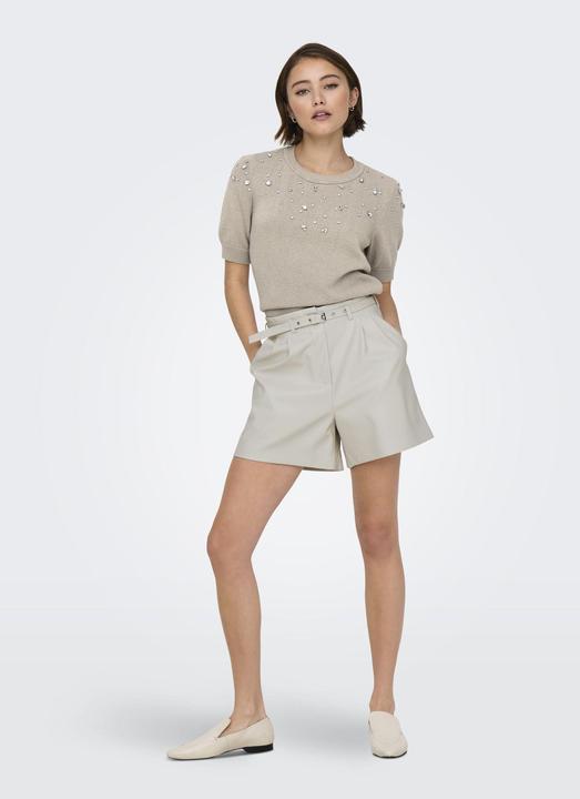 Image du produit Only ONLHEIDI Taille moyenne Coupe normale Short en similicuir Short en similicuir (XS)