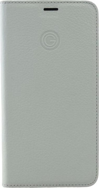 Image du produit Mike Galeli Book-Cover cuir véritable Marc gris clair (Apple iPhone 11 Pro)