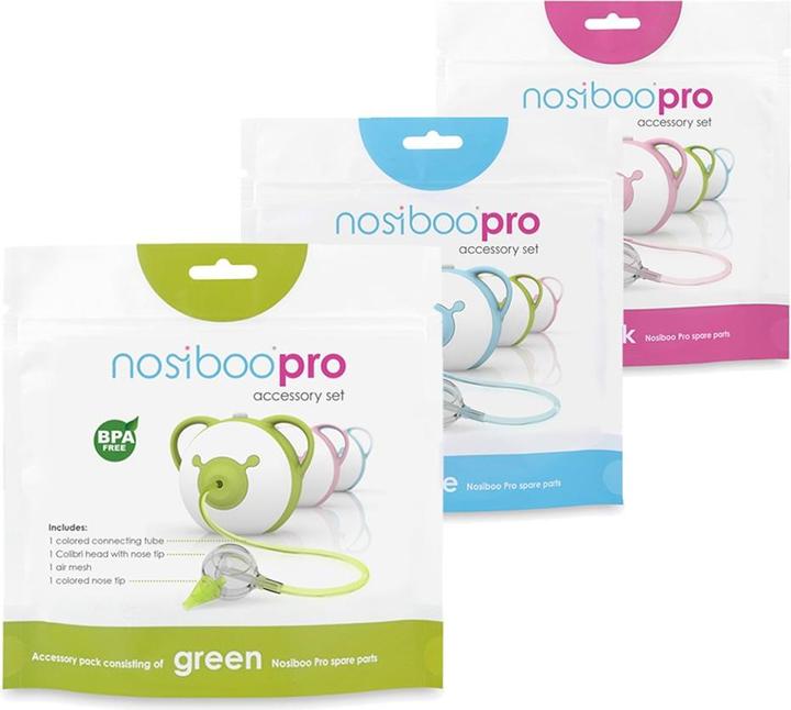 Produktbild Nosiboo Pro Accessory Set zum elektrischen Nasensauger rosa