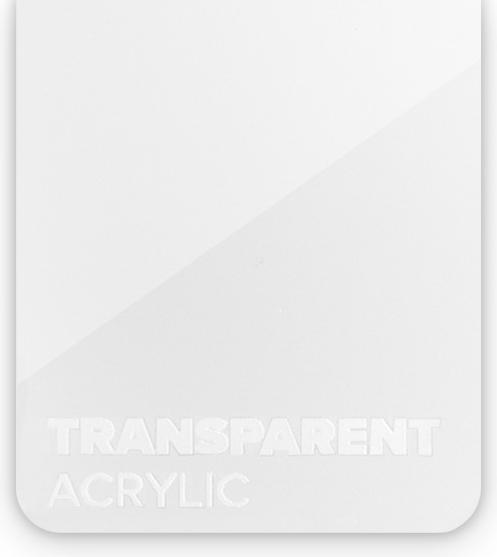 Actual product image flux Acrylic glass plate - Beambox Pro - Transparent (37.50 cm, 60 cm)