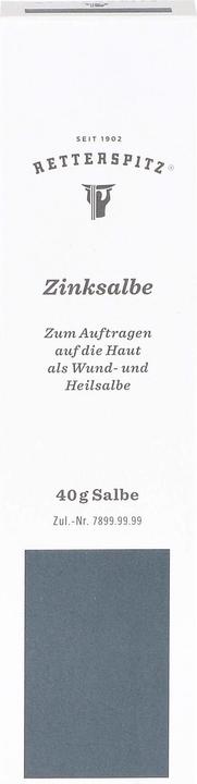 Retterspitz Zinksalbe als Wund- und Heilsalbe, 40 g Salbe