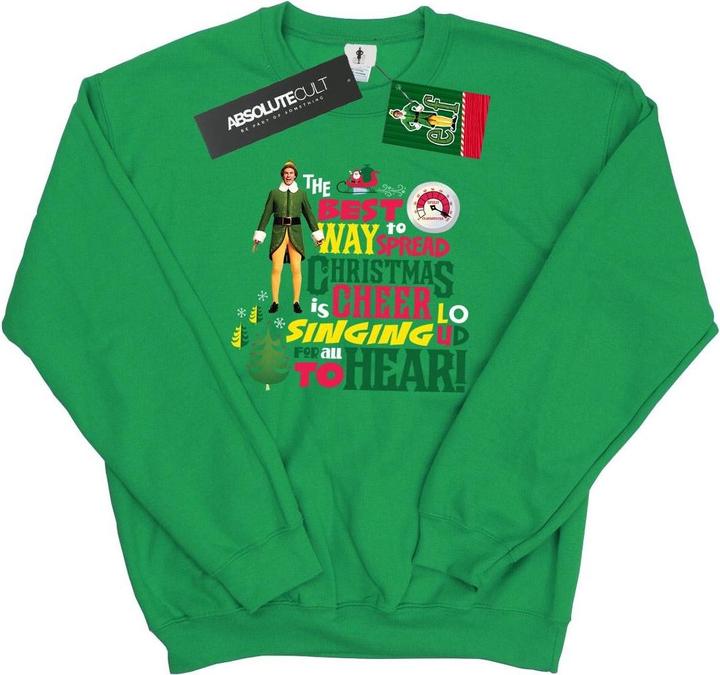 Elf Christmas Cheer Sweatshirt (L)