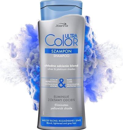 Produktbild Joanna Ultra Color System Shampoo Forond Lightened & Grey Hair (400 ml, Flüssiges Shampoo)