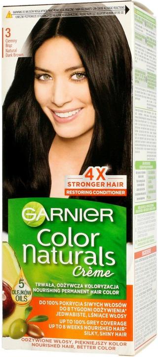 Garnier Color Naturals Hair Dye 3 Dark Brown (3 Dark Brown)
