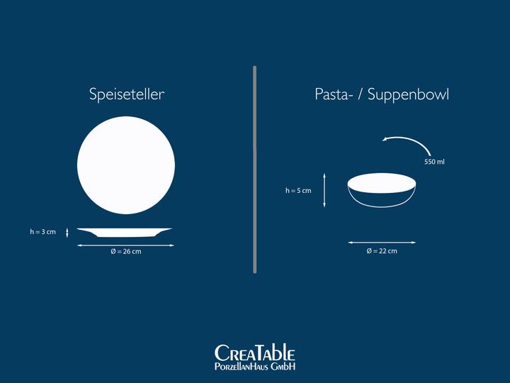 Actual product image CreaTable Nordic Fjord (6 Piece)