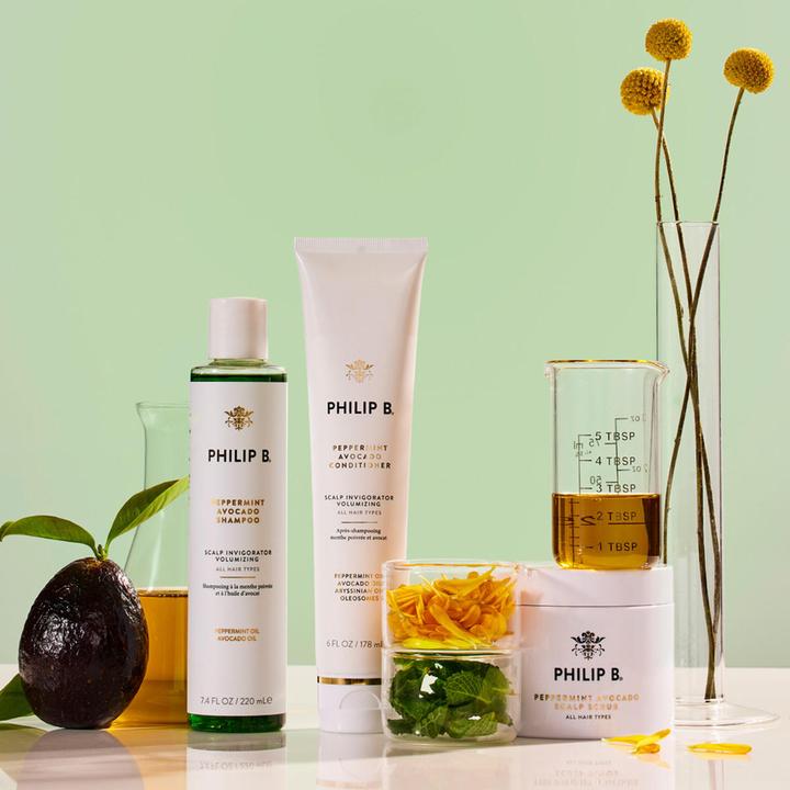 Image du produit Philip B. Après-shampooing à la menthe poivrée et à l'avocat (178 ml)