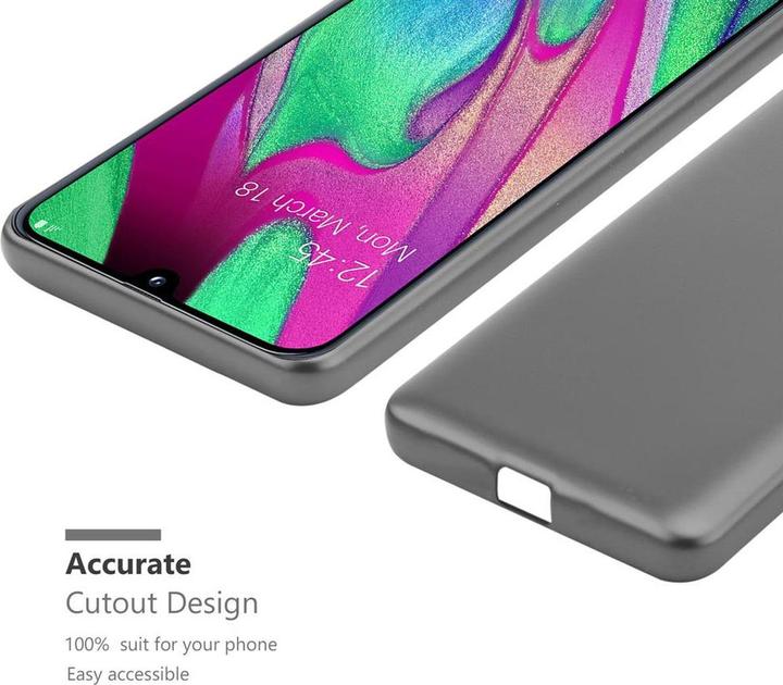 Image du produit Cadorabo Couverture métallique mate TPU (Samsung Galaxy A40)