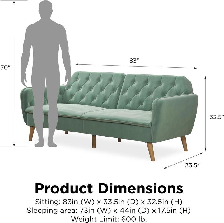 Actual product image Novogratz Tallulah (Sofa bed)