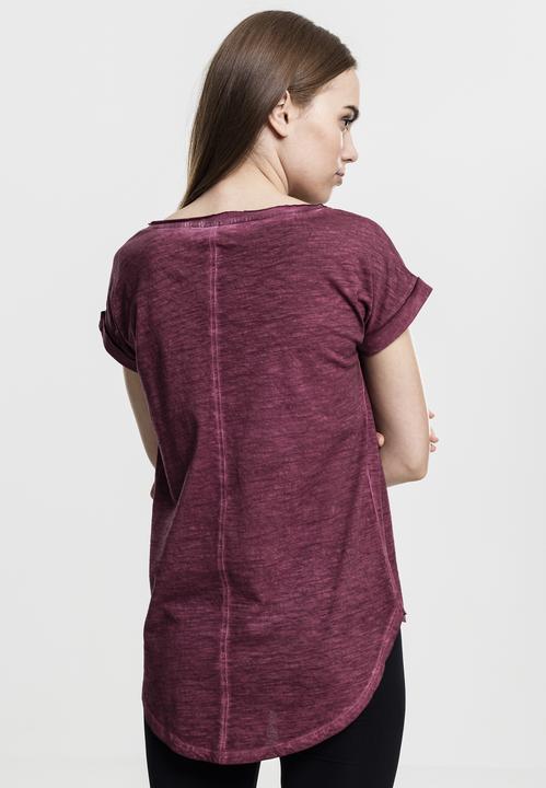 Produktbild Urban Classics Ladies Long Back Shaped Spray Dye Tee (S)