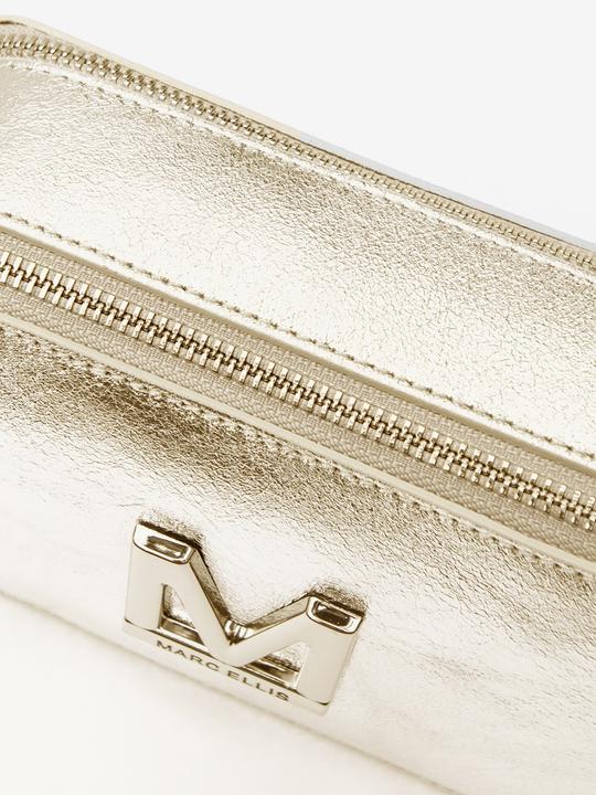 Actual product image Marc Ellis **Damen Umhängetasche Made In Italy - Modell Liviana Prime - 100% Leder** - 20.0 X 12.0 X 8.0 Cm