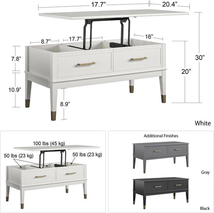 Actual product image CosmoLiving Westerleigh (106 x 52 x 51 cm)