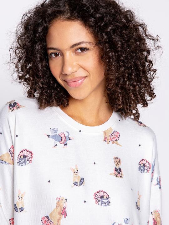 Actual product image Pj Salvage Jumper white/small patterned (38)