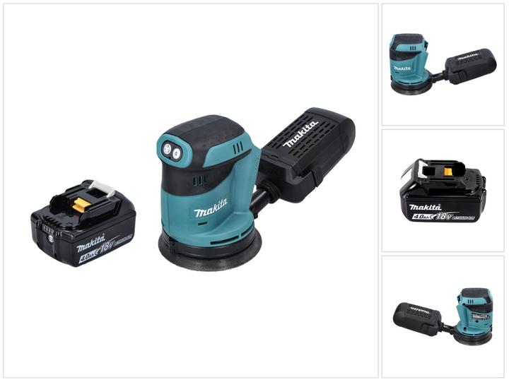 Makita DBO 180 M1 18 V Li - Ion battery orbital sander + 1x battery 4.0Ah - without charger (Eccentric grinder)