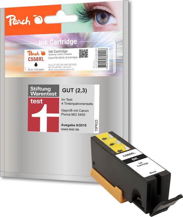Produktbild Peach Pgi-550bk XL (BK)