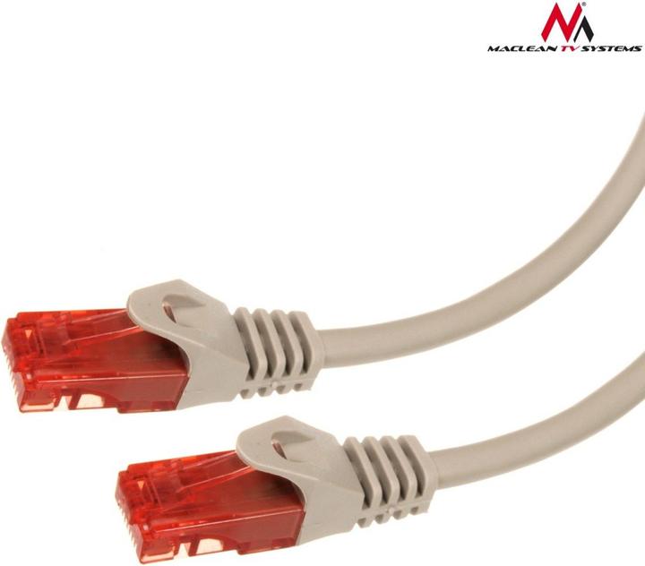 Produktbild Maclean MCTV-301 S networking cable Grey Cat6 U/UTP (UTP) (U/UTP, CAT6)