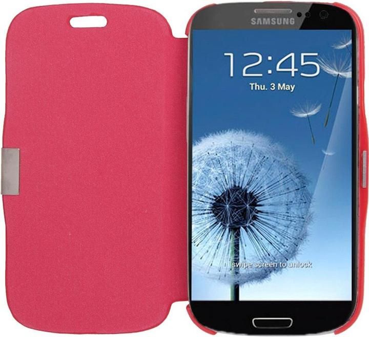 Produktbild König Design Handyhülle Tasche für Samsung Galaxy S3 i9300 / i9305 / S3 NEO i9301 rot gebürstet (Samsung Galaxy S3 LTE i9305, Samsung Galaxy S3 i9300)