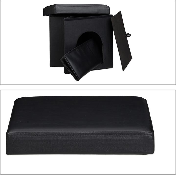 Actual product image Relaxdays Dog Box Seat Stool