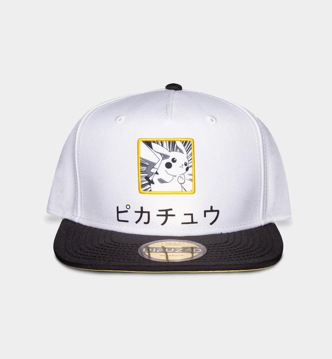 Actual product image Difuzed Cap: Pokémon - Pikachu Japanese Logo Snapback (One size)