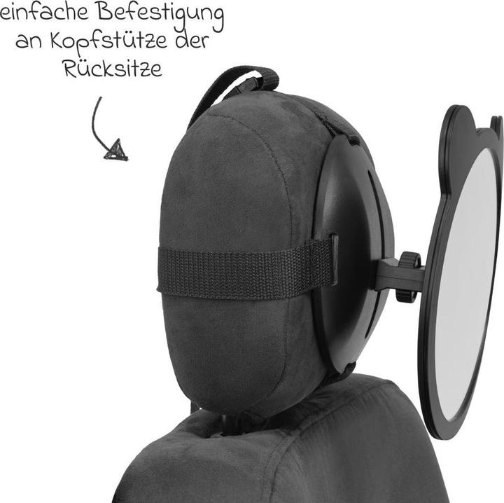 Actual product image Maxi-Cosi Mc Back Seat Car Mirror *6 Black