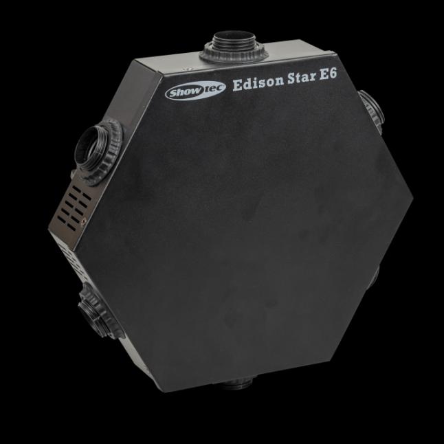 Actual product image Showtec Edison Star E6 DMX LED dimmer with 6 x E27 Socket (LED)