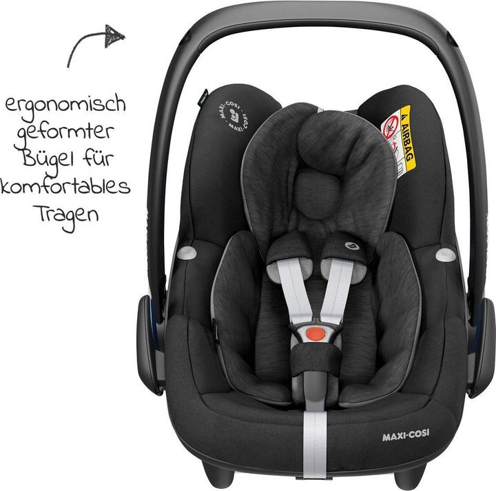 Produktbild Maxi-Cosi Babyschalen 3in1 Babyschale & Reboarder-Set ab Geburt (Reboarder, Babyschale, ECE R129/i-Size Norm)
