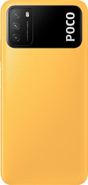 Actual product image Xiaomi Poco M3 (64 GB, Yellow, 6.53", Dual SIM, 48 Mpx, 4G)
