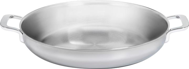 Actual product image Demeyere Multifunction frying pan 2 handles rim closed (32 cm, Frying pan, Stainless steel)