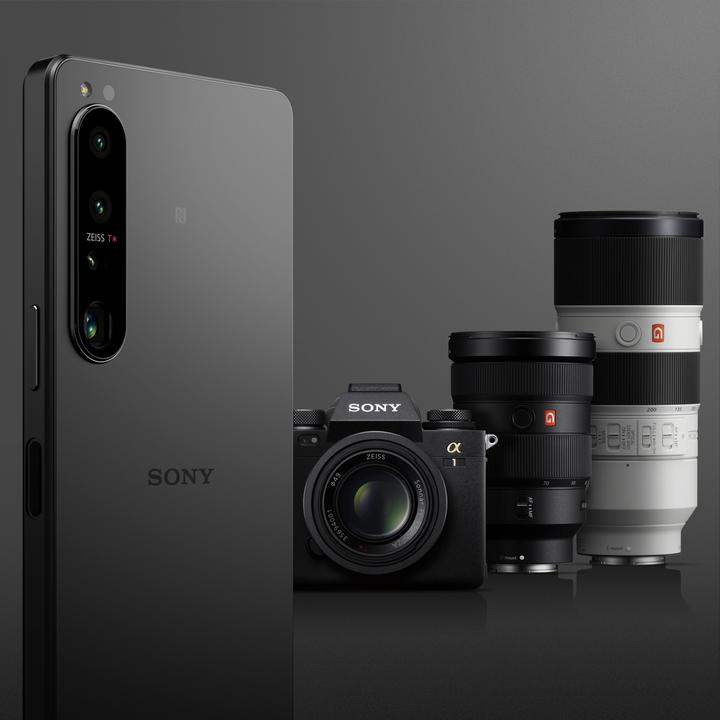 Image du produit Sony Xperia 1 IV (256 Go, Noir, 6.50", SIM + eSIM, 12 Mpx, 5G)
