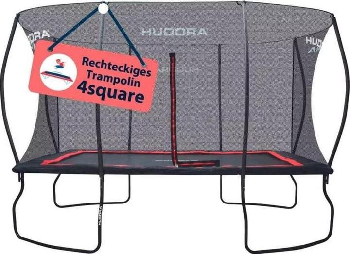 Hudora Trampolin 4square 366 x 244 cm (244 cm)