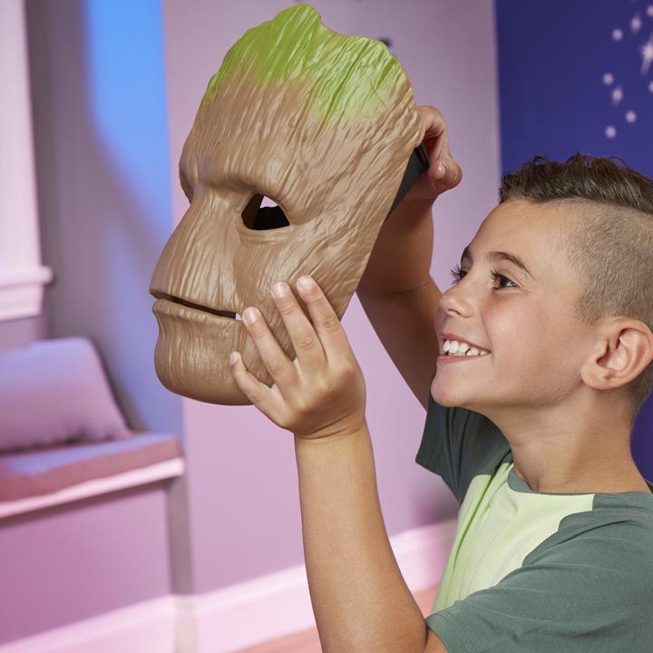 Produktbild Hasbro Marvel Guardians of the Galaxy Vol. 3 Groot Rollenspielmaske, sprechende Groot Maske, Superhelden-Ma