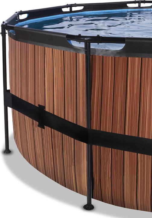 Produktbild Exit Rahmen-Pool rund 450x122 cm mit Sonnendach und Sandfilterpumpe