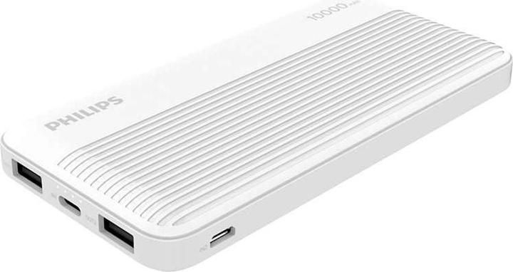 Produktbild Philips DLP7719N/00 - Power Bank mit 2 USB Eingang und USB-C Eingang - LED Indicator - 10000 mAh - W (10000 mAh, 37 W, 37 Wh)