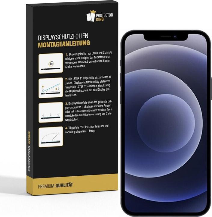 Actual product image Protectorking 3x premium screen protector 3D CLEAR (3 Piece, Apple iPhone 12 Pro)
