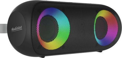Immagine prodotto Audictus aud Speaker Aurora 14 W, impermeabile, Bluetooth, RGB, portatile, nero, 90 dB (20 h, Corrente elettrica)
