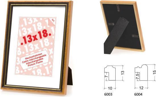 Immagine prodotto Debex Cornice di legno a clip - oro (21 x 29,7 cm)