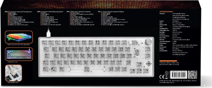 Image du produit Deltaco Gaming DK460 (CH, Filaire)