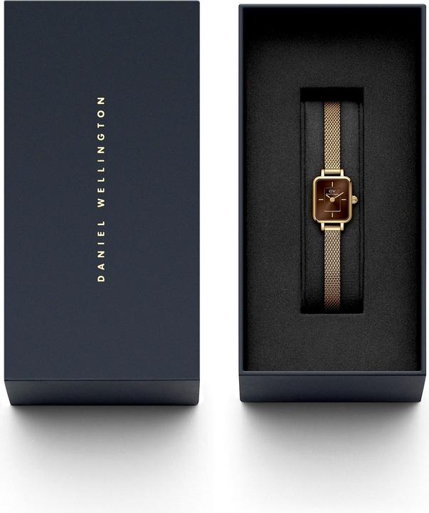 Productafbeelding Daniel Wellington Quadro Mini Evergold Amber Goud (Analoog horloge, 15.50 mm)