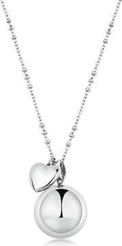 Brosway Long Steel Necklace With Bell Heart Chakra Bhkn156