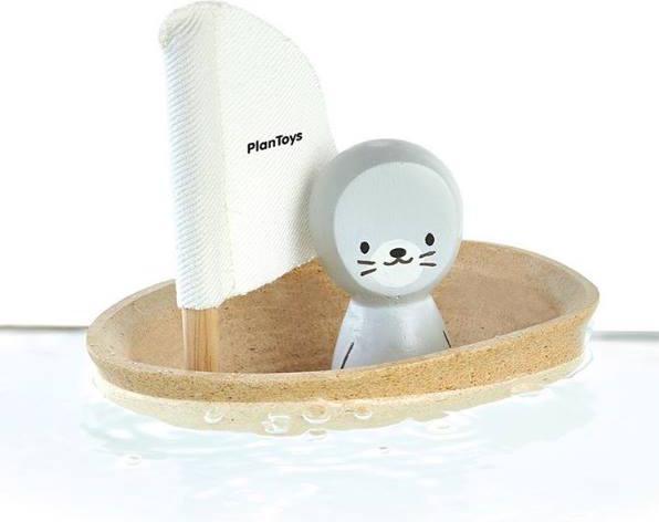 Actual product image Plantoys Sailboat - sea lion