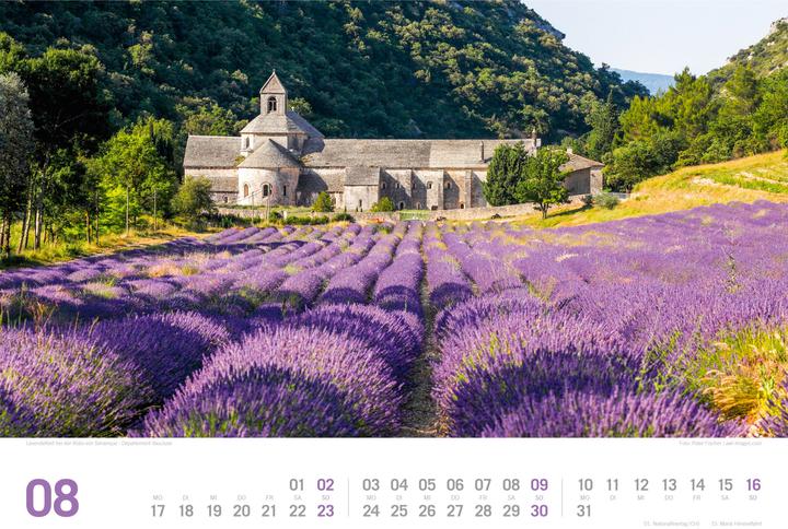 Actual product image Provence - von der Cote dAzur bis in die Alpen - ReiseLust Kalender 2026 (45 x 33 cm, German)