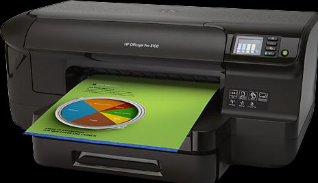 Produktbild HP OfficeJet Pro 8100 (Tintenpatrone, Farbe)