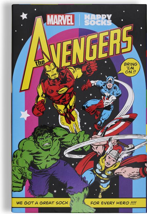 Actual product image Happy Socks Strümpfe MARVEL™ Avengers Socken 6er Pack (pack of 6, 36 - 40)